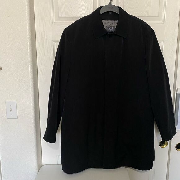 JOE by Joseph Abboud Men’s Black Coat with Removable Zippered Lining Size XL - Picture 1 of 8